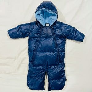 Baby Gap Bundler 3-6M ColdControl Max Down Convertible Bunting Snowsuit Winter